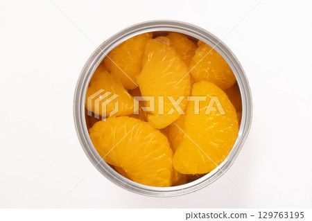 Canned oranges 129763195