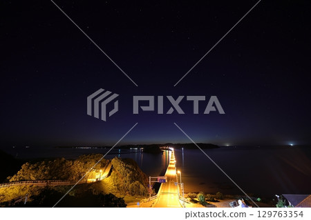 角島大橋夜景 夜景 2025⑮,山口縣 角島大橋夜景 夜景 2025⑮,山口縣 129763354