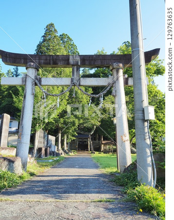長野縣 下風宮細野諏訪神社 8月 長野縣 下風宮細野諏訪神社 8月 129763635