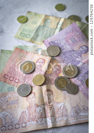 Thai currency: baht Thai currency: baht 129764256