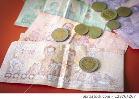 Thai currency: baht 129764267