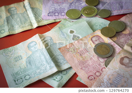 Thai currency: baht 129764270