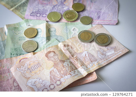 Thai currency: baht Thai currency: baht 129764271