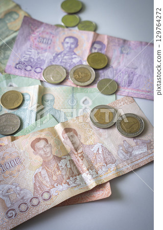 Thai currency: baht 129764272