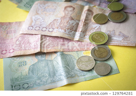 泰國貨幣:泰銖 泰國貨幣:泰銖 129764281