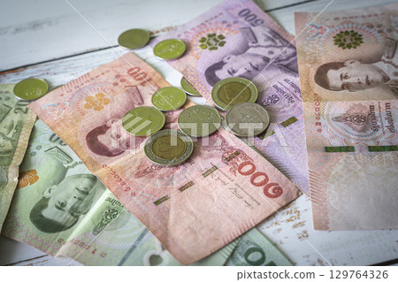 Thai currency: baht 129764326