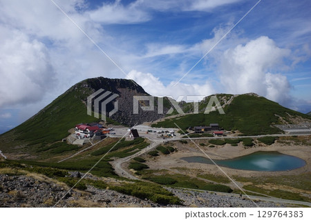 從乘鞍岳富士見山眺望疊平地區 從乘鞍岳富士見山眺望疊平地區 129764383