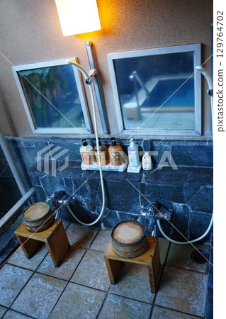 Hot spring washing area 129764702
