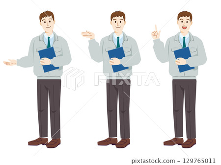 男士工作服 129765011