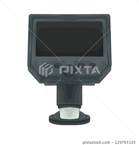 Illustration of Microscope  129765185