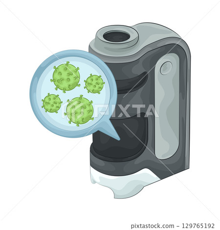 Illustration of Microscope  129765192