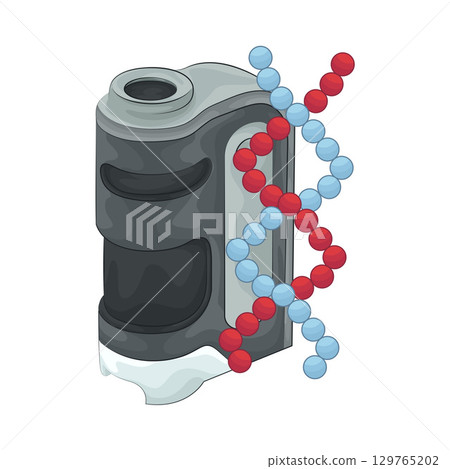 Illustration of Microscope  129765202