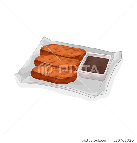 Illustration of Sushi Platter  129765320