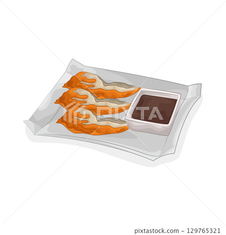 Illustration of Sushi Platter Illustration of Sushi Platter 129765321