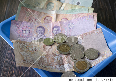 Thai currency: baht 129765518