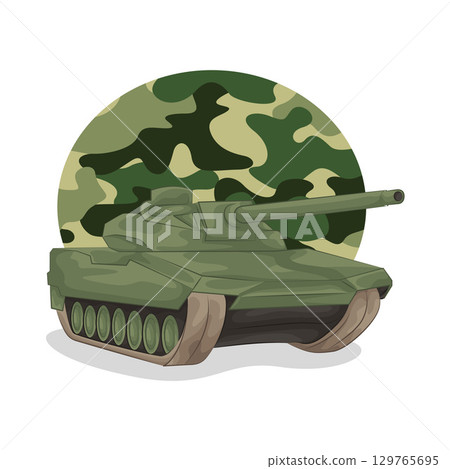 Illustration of Tank Illustration of Tank 129765695