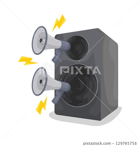 Illustration of Speaker Illustration of Speaker 129765758