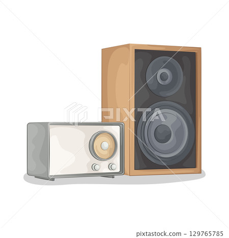 Illustration of Speaker  Illustration of Speaker  129765785