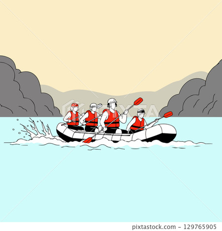 Rafting Adventure Rafting Adventure 129765905