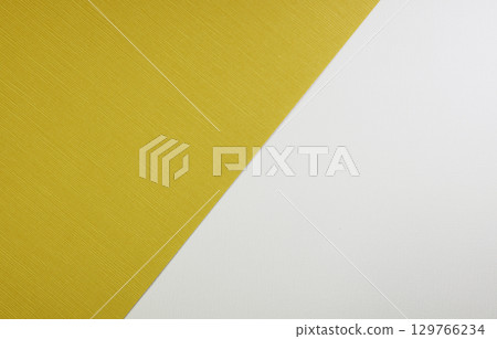 Yellow and white paper background 129766234