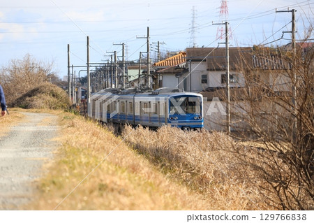 大雄山線沿線道路及列車 129766838