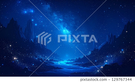 Abstract blue background with glowing lines, a futuristic wallpaper design Abstract blue background with glowing lines, a futuristic wallpaper design 129767344