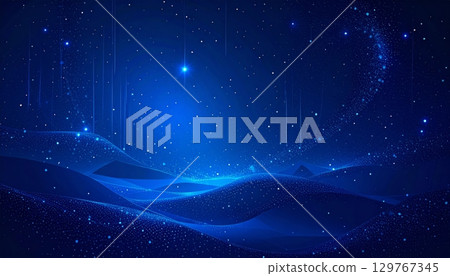 Abstract blue background with glowing lines, a futuristic wallpaper design Abstract blue background with glowing lines, a futuristic wallpaper design 129767345