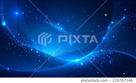 Abstract blue background with glowing lines, a futuristic wallpaper design Abstract blue background with glowing lines, a futuristic wallpaper design 129767346