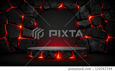Red-hot flame and smoke erupt from a stack of tires in a scene of fiery chaos Red-hot flame and smoke erupt from a stack of tires in a scene of fiery chaos 129767744