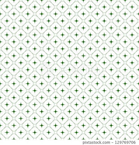 Fabric background material seamless geometric pattern green Fabric background material seamless geometric pattern green 129769706
