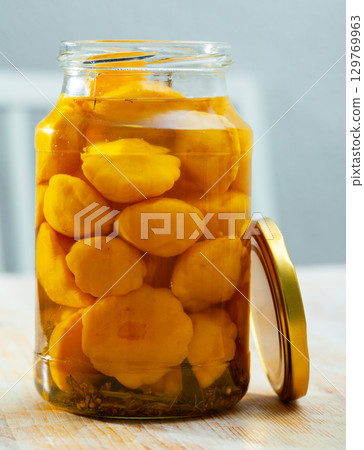Pickled patio in a jar Pickled patio in a jar 129769963