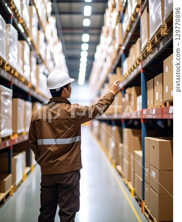 warehouse worker 129770896