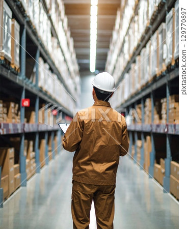 warehouse worker 129770897
