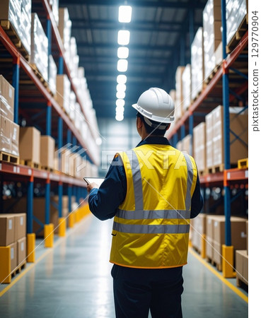 warehouse worker 129770904