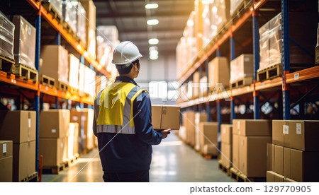 warehouse worker 129770905