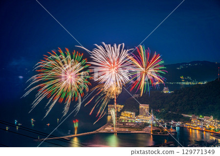 [Shizuoka Prefecture] Atami's Million Dollar Night View and Fireworks Over the Sea 129771349