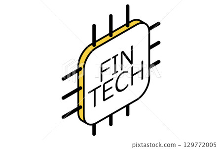 Fintech Icon 129772005