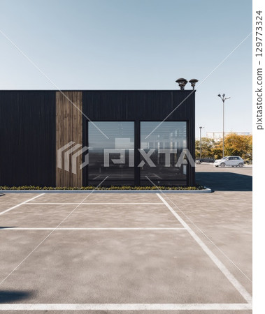 時尚的空置商店 129773324