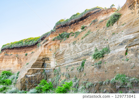 Choshi City, Chiba Prefecture - Famous tourist spot - Byobuura geological time boundary Choshi City, Chiba Prefecture - Famous tourist spot - Byobuura geological time boundary 129773841