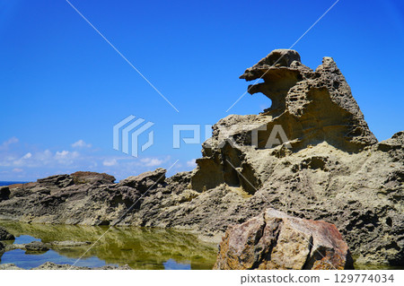 Godzilla Rock, Oga Peninsula, Ogata Geopark 129774034