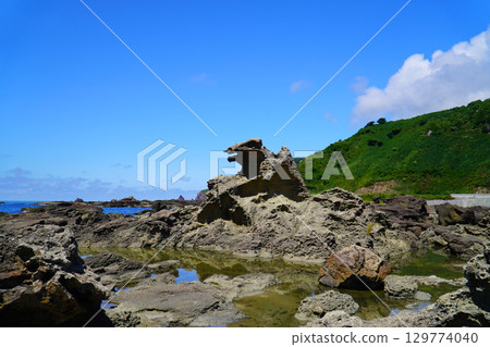哥吉拉岩、男鹿半島、大方地質公園 129774040