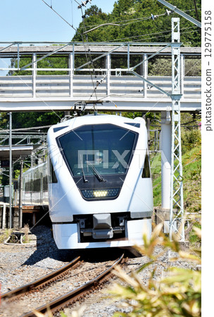 Railway: Tobu Nikko Line Limited Express Spacia X No. 2 N100 Series 129775158