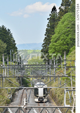 Railway Private Railway: Tobu Nikko Line Limited Express Liberty Kegon No. 28 and Aizu No. 128 129775164