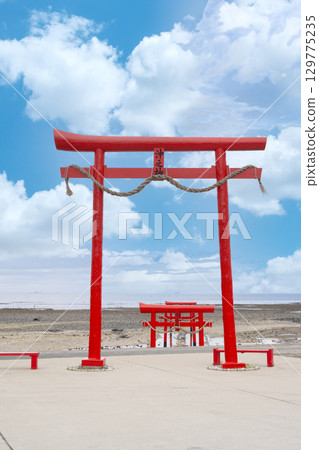 Ouo Shrine, Saga Prefecture, underwater torii gate 129775235