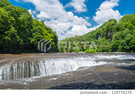 <群馬縣>夏季的吹割瀑布 129776270