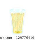 Fizzy ginger ale 129776419