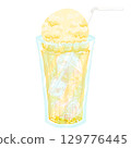 Fizzy Ginger Ale Float 129776445