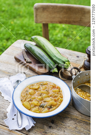 Zucchini dish 129777080