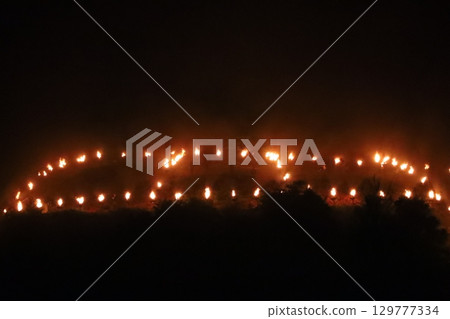 Late Summer in Kyoto: Gozan no Okuribi (Fires on Mountains) / Torii Gate Style Late Summer in Kyoto: Gozan no Okuribi (Fires on Mountains) / Torii Gate Style 129777334