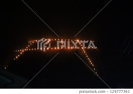 Late Summer in Kyoto: Gozan no Okuribi (Fires on Mountains) / Torii Gate Style 129777361